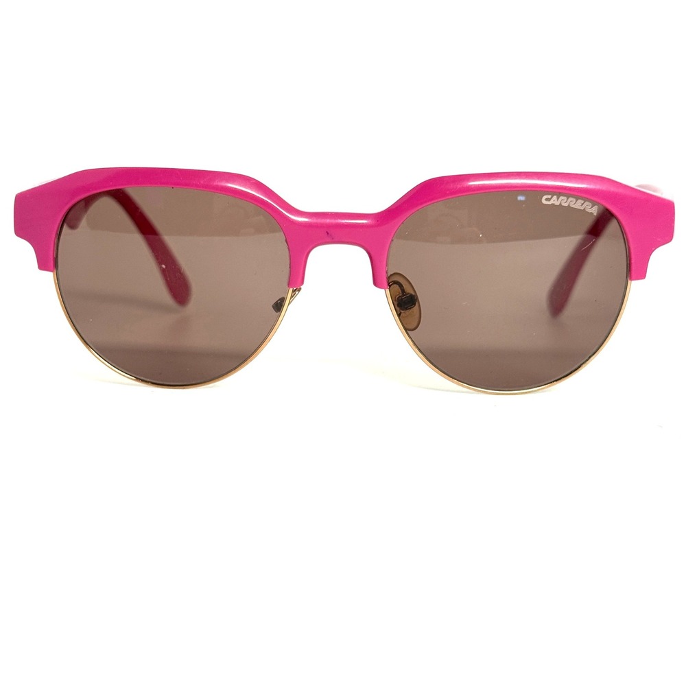 Carrera 6001 Pink‎ Half Rim Sunglasses 51-19-145 Retro Style
